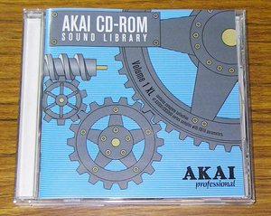 *Akai CD-ROM SOUND LIBRARY Vol.1XL*OK!!*Made in JAPAN*