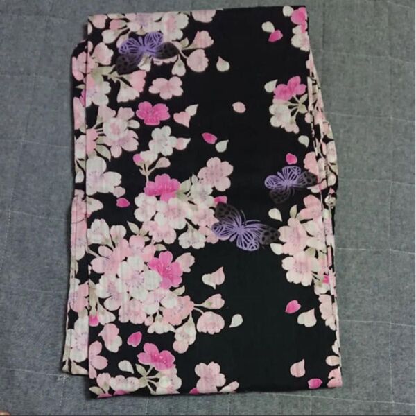桜 蝶 浴衣 レディース