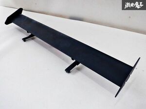 社外品 HA24S アルト にて使用 GTウィング リアスポイラー リアウイング 全長 約110.7cm 羽幅 約12cm 高さ 約10.5cm マッドブラック 棚2H2