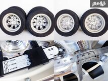 B/S ブリヂストン LINZ A18 13インチ 4J +45 4穴 PCD100 スタッドレス 155/65R13 4本 ワゴンR ラパン アルト ムーヴ ミラ タント_画像9