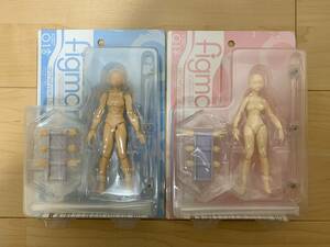 ☆新品未開封 figma 01 ♀ archetype she flesh color ver. ♂ archetype he flesh color ver. 2体セット アーキタイプ 素体 デッサン 