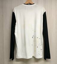 YOHJI YAMAMOTO POUR HOMME 2008SS REPLICA ヨウジヤマモト プールオム レプリカ 長袖Tシャツ ロンT ヘンリーネック 復刻 HH-T12-177_画像2