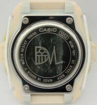 ジャンク 稼動品 CASIO Baby-G BGM-101 腕時計 クォーツ ベルト無し バネ棒無し スレ ヨゴレ_画像2
