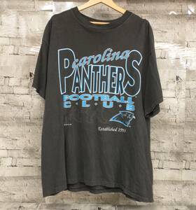 USA製 NFL CAROLINA PANTHERS カロライナパンサーズ 半袖Tシャツ SALEM サイズXL ブラック 店舗受取可