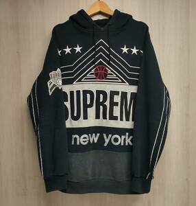 Supreme 03AW Patrick Ewing Hooded Sweatshirt シュプリーム パトリックユーイング パーカー スウェット ブラック 裏起毛 Lサイズ NBA