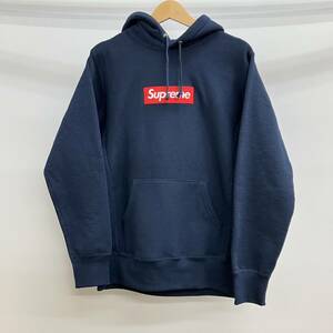 Supreme SUP-FW16-001／BOX LOGO HOODED／NAVY パーカー　S