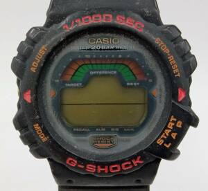 ジャンク 動作未確認 CASIO G-SHOCK DW-6000 メンズ腕時計 クォーツ ケース割れ 遊革無し 文字盤劣化