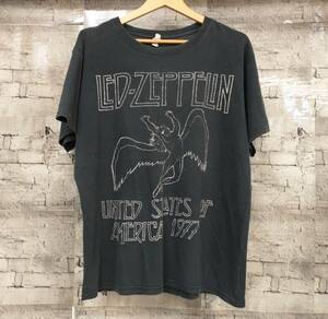 LED ZEPPELIN レッド・ツェッペリン 半袖Tシャツ バンT anvilボディ サイズM ブラック 店舗受取可