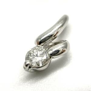 Pt900 top diamond 0.2ct 1.0g platinum 