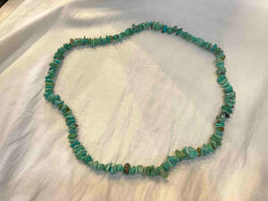 USED stone necklace turquoise blue ターコイズブルー ストーンネックレス 店舗受取可