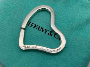 TIFFANY&Co.(T&Co.) L sa Pele ti Open Heart кольцо для ключей брелок для ключа SV 925 серебряный Tiffany 