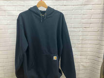 Carhartt / カーハート / MIDWEIGHT PO HOODIE / K121-472-NAVY / パーカー / Mサイズ / ネイビー / ホワイト_画像5