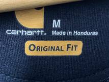 Carhartt / カーハート / MIDWEIGHT PO HOODIE / K121-472-NAVY / パーカー / Mサイズ / ネイビー / ホワイト_画像2