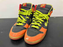 NIKE スニーカー　07年 NIKE 309432-032 DUNK HIGH ORANGE/BLACK/RED ダンク ハイ オレンジ/黒/赤　ナイキ　スニーカー_画像2