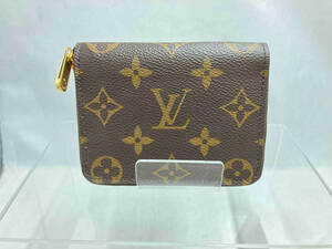 LOUIS VUITTON/ルイヴィトン/二つ折り財布/モノグラム/ブラウン/ジッピー・コイン パース