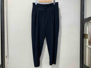 steven alan SAILR WL 2PLEATED MORE TAPERED PANTS スラックス ロングパンツ S ネイビー ツータック ウール スティーブンアラン アローズ