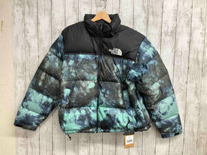 THE NORTH FACE/ノースフェイス/ダウンジャケット/M PRINT NUPTSE JACKET/ WASBICEDYEPARINT/ブルー系/NF0A5IX4597/Lサイズ