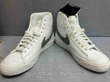 NIKE W BLAZER MID '77 ナイキ ウィメンズ ブレーザー スニーカー DH4399-100 ホワイト ラメグリーンロゴ 24cm 未使用タグ付き箱あり_画像6