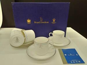 ロイヤルドルトン　ROYAL DOULTON カップ&ソーサー　6客セット　カーネーション