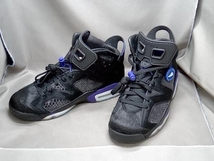 【鑑定済み】NIKE AIR JORDAN6 NRG BLACK DARK CONCORD/スニーカー/ナイキエアジョーダン6/AR2257-005/26cm_画像8