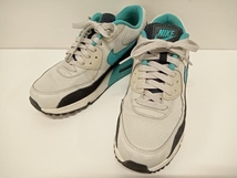 NIKE ナイキ AIR MAX 90 ESSENTIAL スニーカー ホワイト×エメラルドブルー 26.0cm US8_画像1