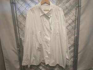 TOGGLE Oeversize Layerd Shirt 2 WHITE 802000001 Made in JAPAN トグル オーバーサイズ レイヤードシャツ ホワイト 日本製 店舗受取可