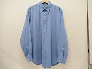 A.PRESS 21AAP-02-02H BD SHIRT 長袖シャツ メンズ サイズ2 綿100% ライトブルー 日本製 参考定価36,000円+tax