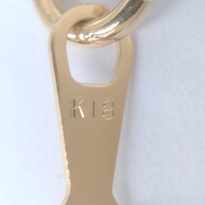 K18 デザイン ネックレス 約43cm 6.7gの画像3