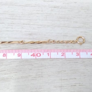 K18 デザイン ネックレス 約43cm 6.7gの画像4