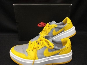 NIKE スニーカー DH7004-017/WMNS AIR JORDAN 1 ELEVATE LOW エアジョーダン イエロー サイズ：27.5cm