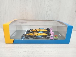 Spark model 1/43 McLaren MCL35M No.3 + No.4 McLaren Winner Italian GP 2021 + 2nd Italian GP Daniel Ricciardo + Lando Norris With