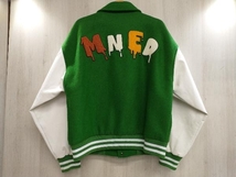 冬 MAISON EMERALD (ME) メゾン エメラルド Rose emblem BASEBALL JACKET スタジャン スタジアムジャンパー MA-1 ボンバージャケット L_画像2