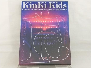 【KinKi Kids】 DVD; KinKi Kids Concert-Thank you for 15years-2012-2013(初回生産限定版)