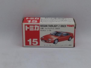 現状品 トミカ No.15 ニッサン フェアレディZ 300ZX 赤 モス窓 肌色ピンクシート 2Fホイール Wonderland Market 1991 1st アイアイアド特注