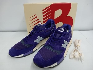 美品 New Balance ニューバランス U998TE スニーカー パープル USA製 29cm メンズ 箱付