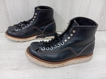 LONE WOLF BOOTS レザーブーツ サイズ8 ブラック FO 1616_画像2