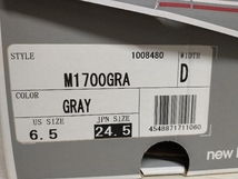 new balance M1700GRA メンズ レディース グレー 約24.5cm US6.5 ニューバランス Madb in U.S.A. 箱あり_画像10