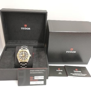 【ポリッシュ済み】TUDOR チュードル ヘリテージ ブラックベイ 自動巻き 腕時計 79230G／2Y1G699 ギャランティカード 箱有りの画像10