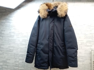 PYRENEX ANNECY FUR ピレネックス アヌシー ダウンジャケット ファー ネイビー XS HMM056