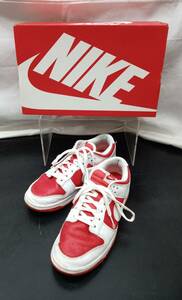 NIKE ダンク LOW レトロ DD1391-600 ナイキ スニーカー メンズ ホワイト ユニバーシティレッド 27cm カジュアル ベトナム バスケットボール