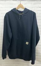 Carhartt / カーハート / MIDWEIGHT PO HOODIE / K121-472-NAVY / パーカー / Mサイズ / ネイビー / ホワイト_画像1