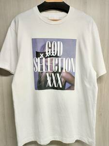 GOD SELECTION XXX 半袖 Tシャツ ゴッドセレクション トリプルエックス フォト プリント ホワイト メンズ M