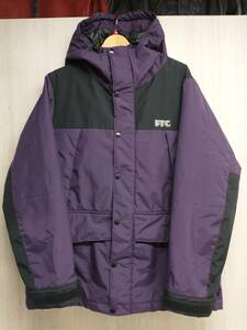 FTC 18AW WATERPROOF 3L MOUNTAIN JACKET マウンテンパーカー ジャケット メンズ M FTC018AWJ01 パープル フード・両袖内側汚れあり