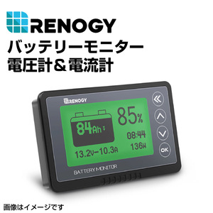 RENOGYrenoji- battery monitor voltmeter & amperemeter RBM500 free shipping 