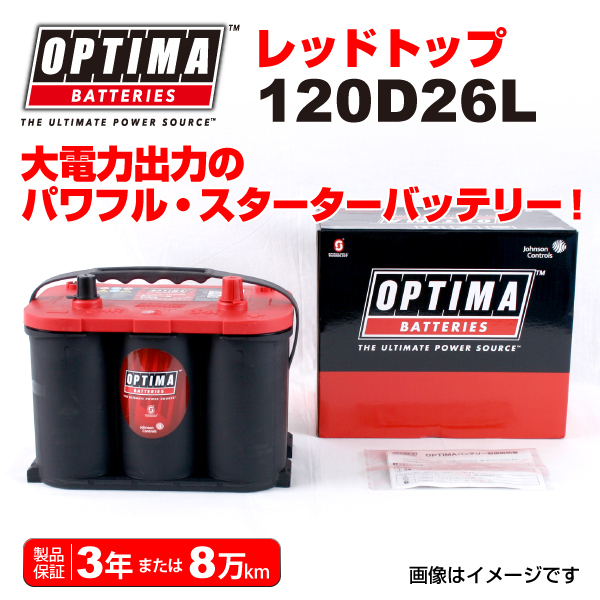 120D26L ニッサン ブルーバードU13 OPTIMA 50A バッテリー レッドトップ RT120D26L 送料無料