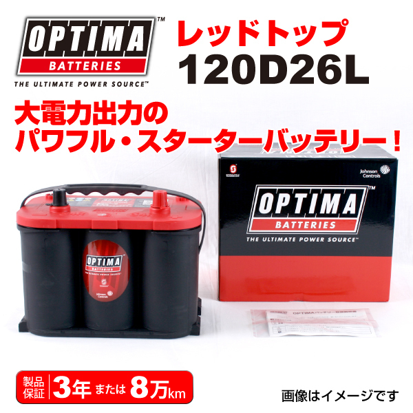 120D26L トヨタ ソアラ OPTIMA 50A バッテリー レッドトップ RT120D26L