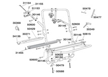 TH1500030368 THULE スペアパーツ ストラップ833 (リアドアマウントサイクルキャリア Thule BackPac 973) 送料無料_画像2