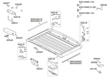 TH1500052524 THULE スペアパーツ トレイル マウントカバー (バスケット Thule Trail 823 824) 送料無料_画像2