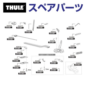 TH1500052922 THULE スペアパーツ カバー (ルーフマウントサイクルキャリア Thule TopRide 568) 送料無料