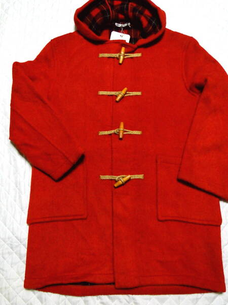 90's デッドストック チベット モンゴメリー ダッフルコート FRED Tibett オリジナル ”Montgomery”RED 送料込
